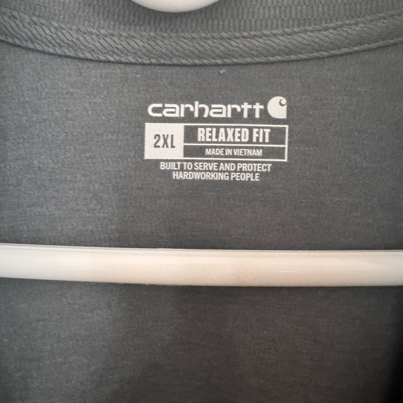Carhartt Relaxed Fit Heavyweight Longsleeve 1/2 Zip Thermal Shirt sz:2XL - Picture 6 of 12